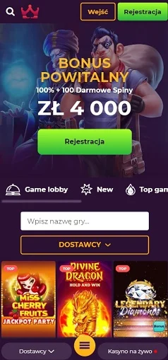 Informacje techniczne o kasynie