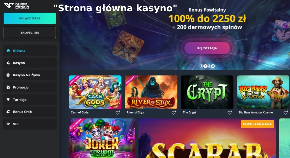 Główna strona Buran kasyno