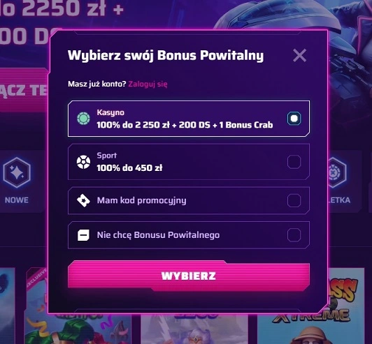 Na platformie dostępne są płatności za pomocą takich metod jak Blik, Neteller, Skrill, PaySafeCard, Mastercard i VISA, a także kryptowaluty jak Bitcoin i Ethereum, co zwiększa elastyczność przelewów.